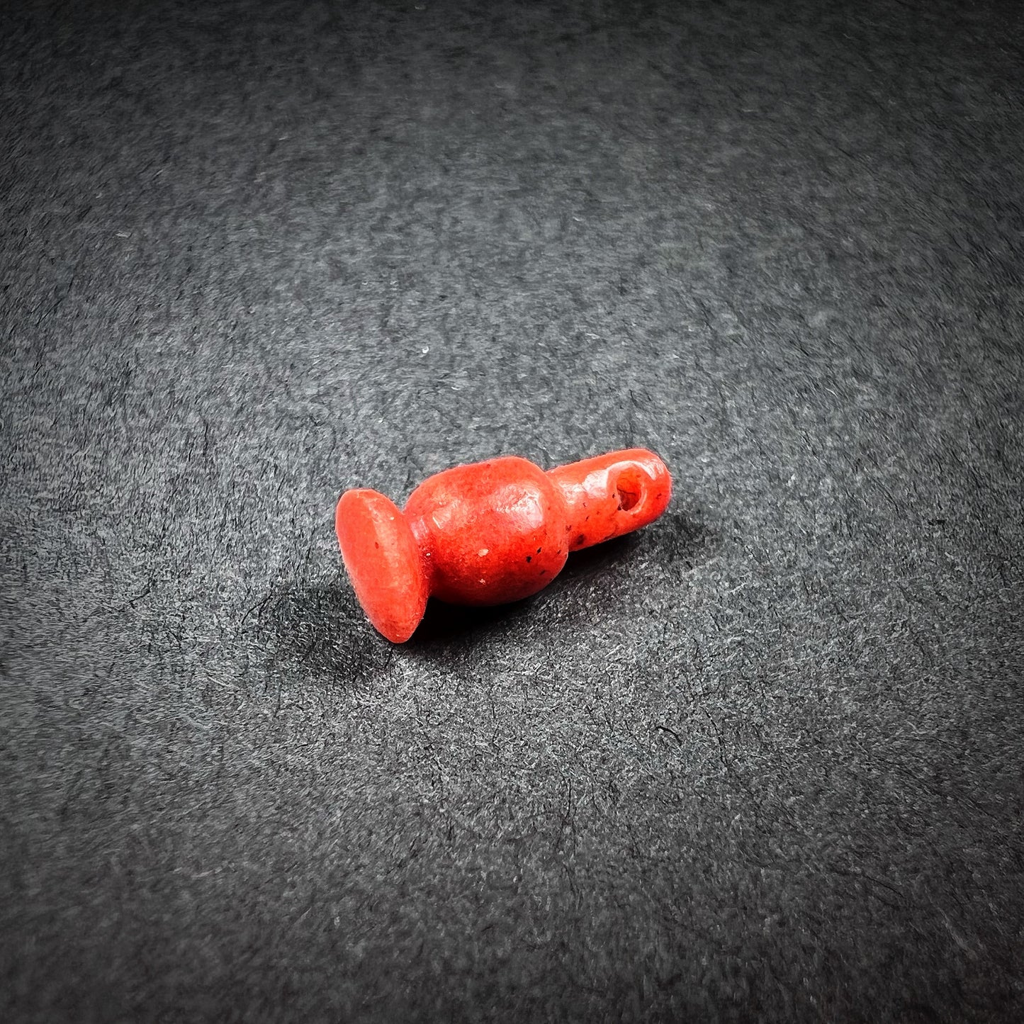 Egyptian Poppy Carnelian Amulet