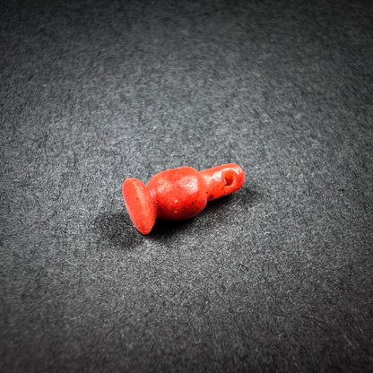 Egyptian Poppy Carnelian Amulet