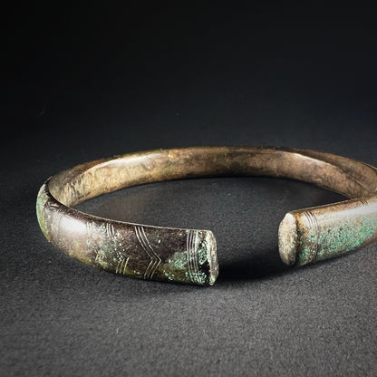 Bronze Age Penannular Bracelet with Incised Motifs