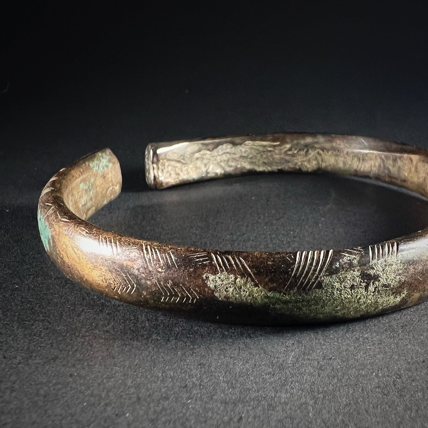 Bronze Age Penannular Bracelet with Incised Motifs