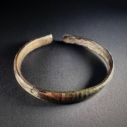 Bronze Age Penannular Bracelet with Incised Motifs