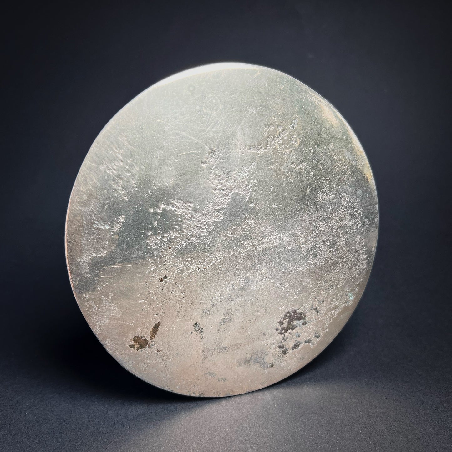 Roman Silver Disc Mirror