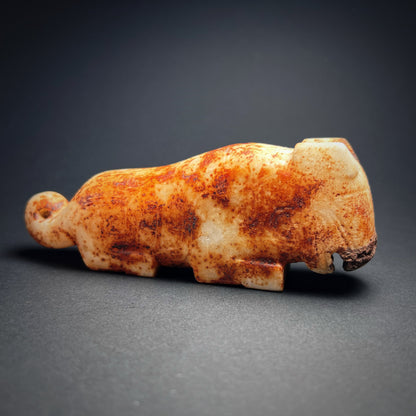 Late Shang Dynasty Nephrite Jade Tiger