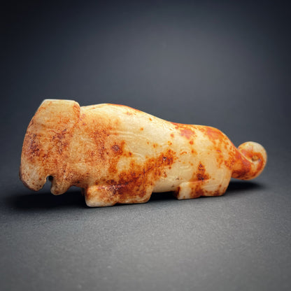 Late Shang Dynasty Nephrite Jade Tiger
