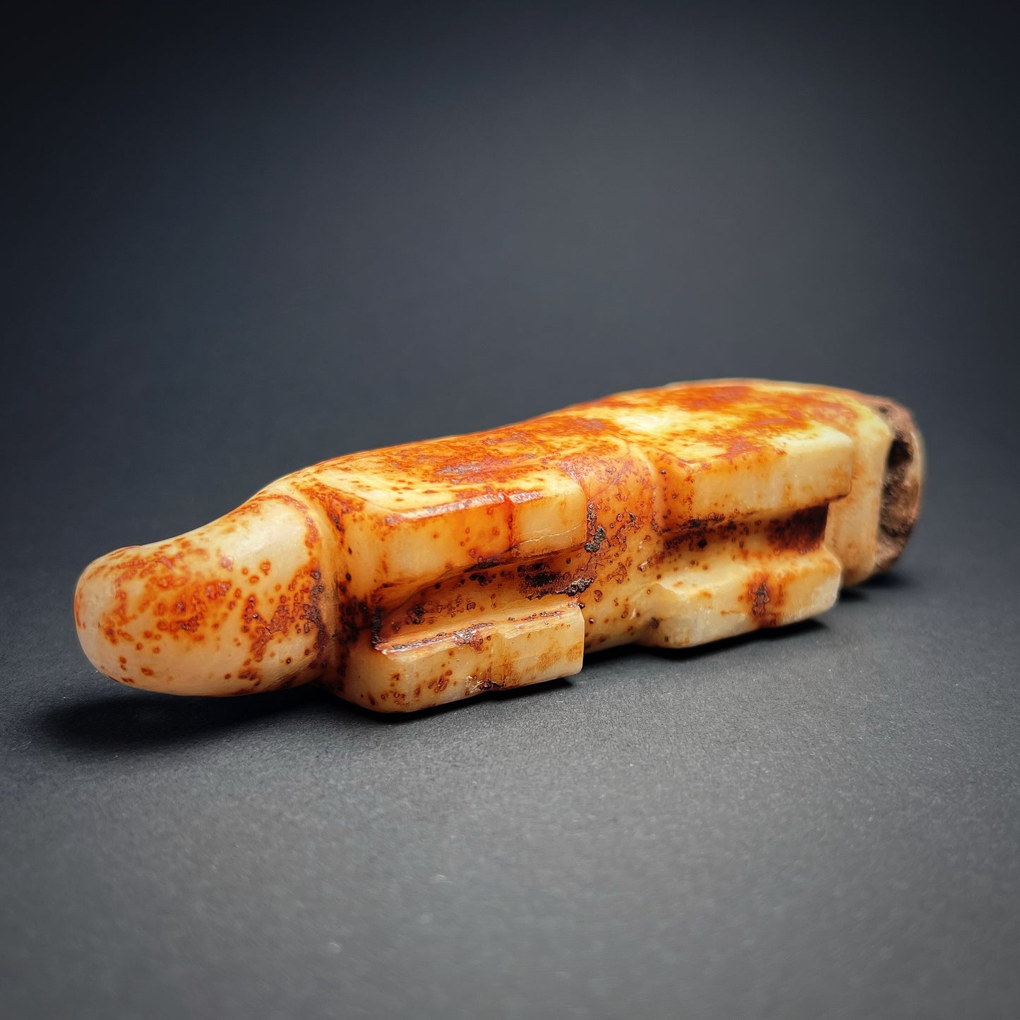 Late Shang Dynasty Nephrite Jade Tiger