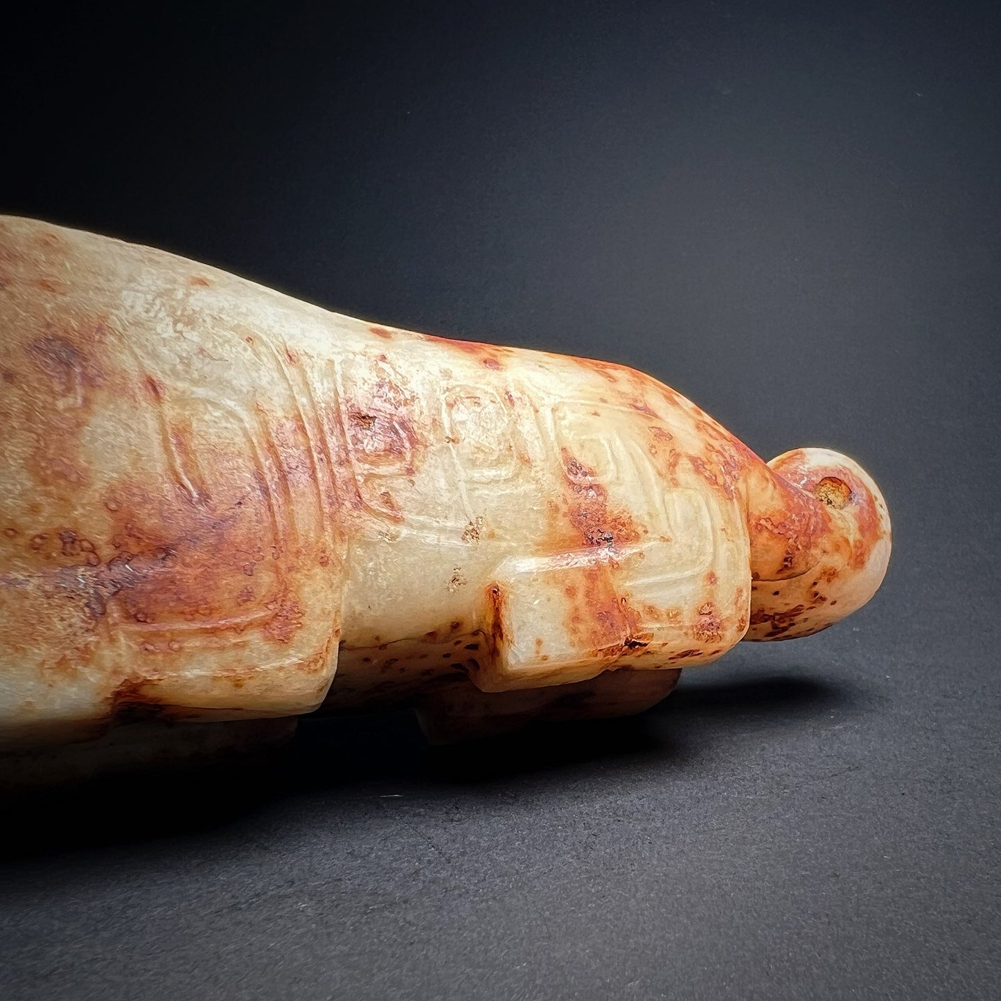 Late Shang Dynasty Nephrite Jade Tiger