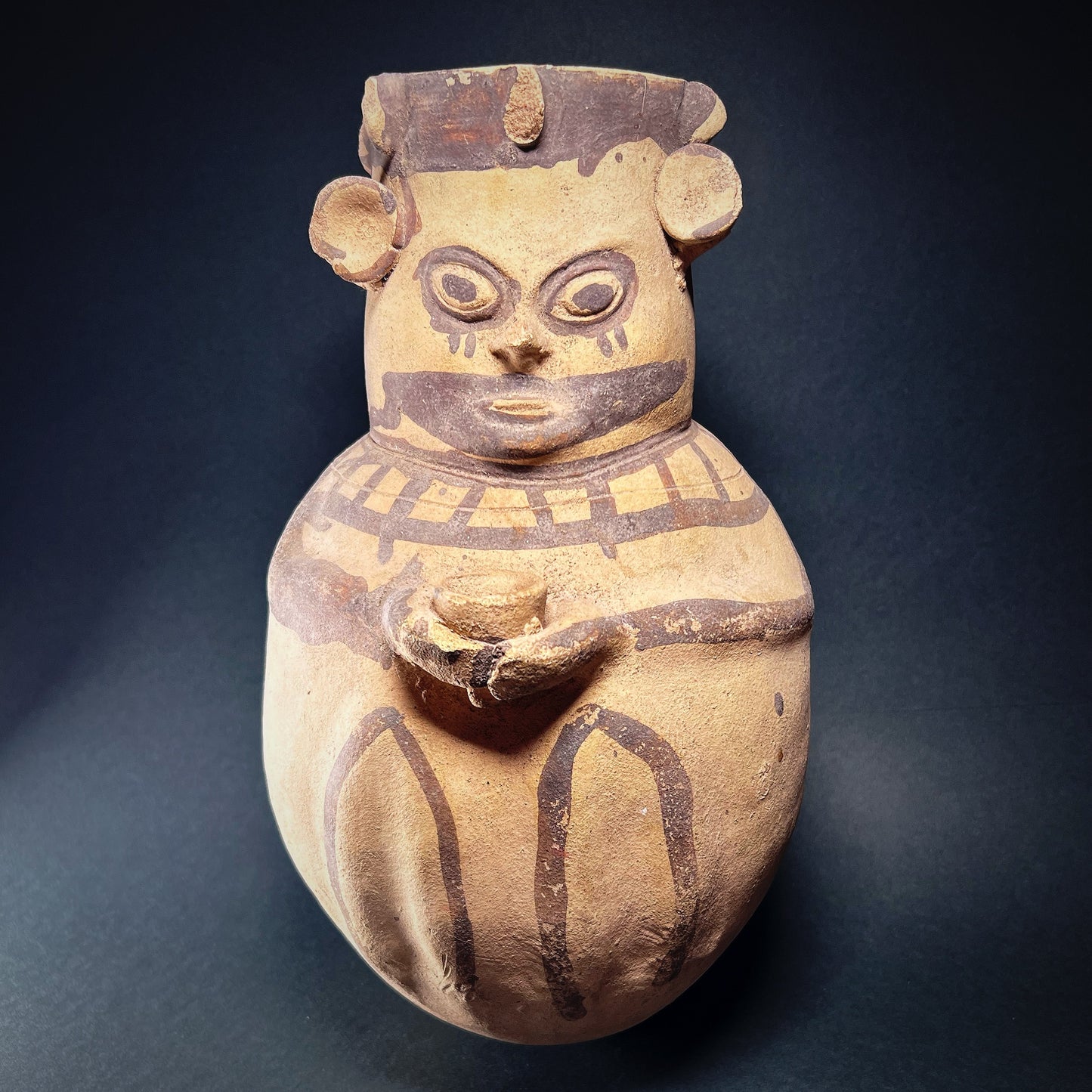 Chancay Pottery Figural Jar