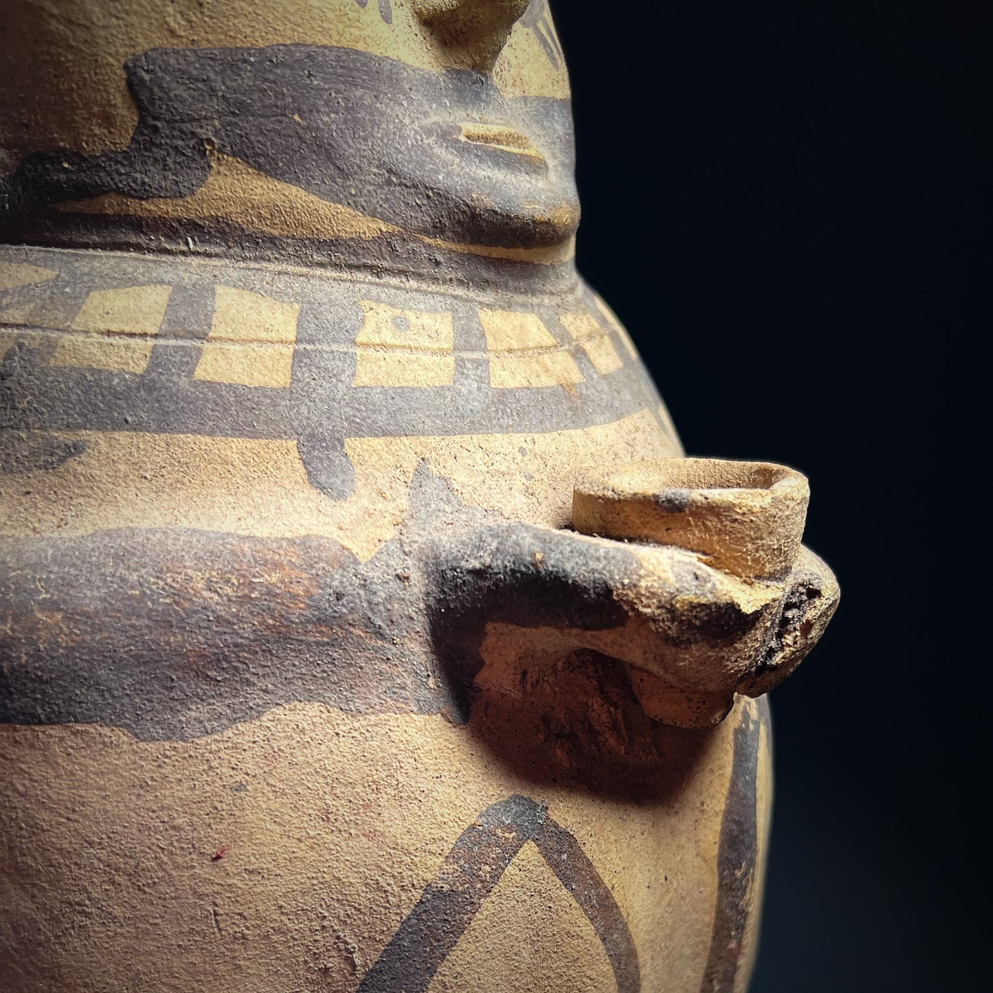 Chancay Pottery Figural Jar