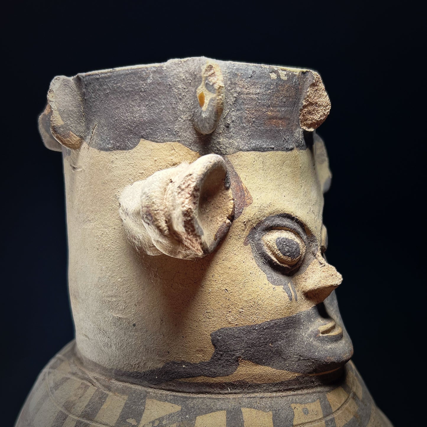 Chancay Pottery Figural Jar