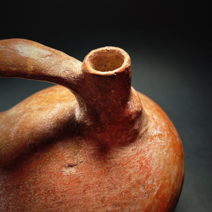 Vicús Pottery Bird Stirrup Spout Whistling Vessel