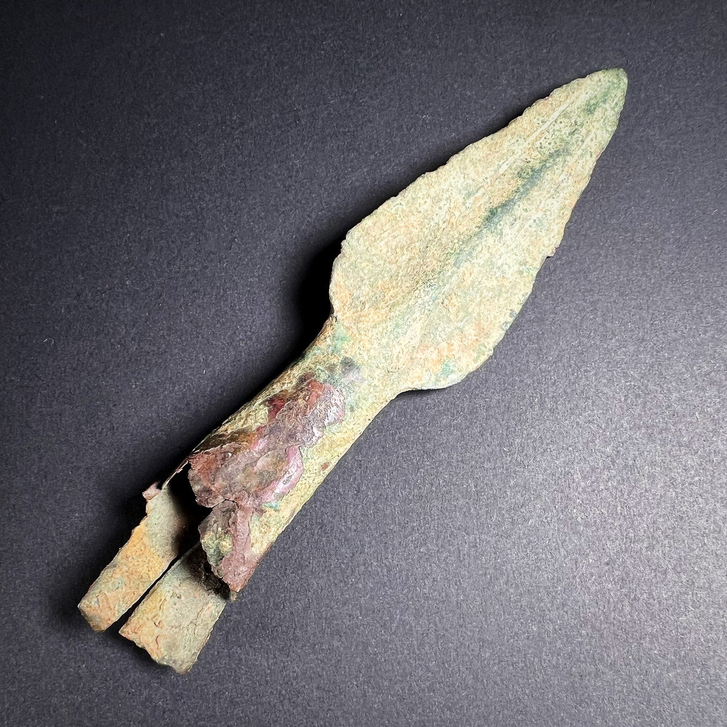 Luristan Bronze Socketed Spearhead