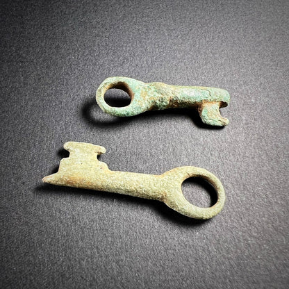 Medieval Bronze Casket Keys