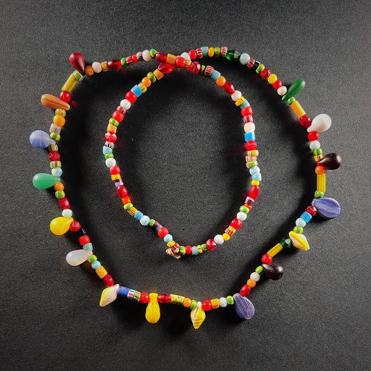 Glass Beads with Mali Wedding Beads