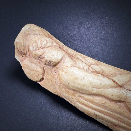 Roman Bone Plaque with Nude Venus  