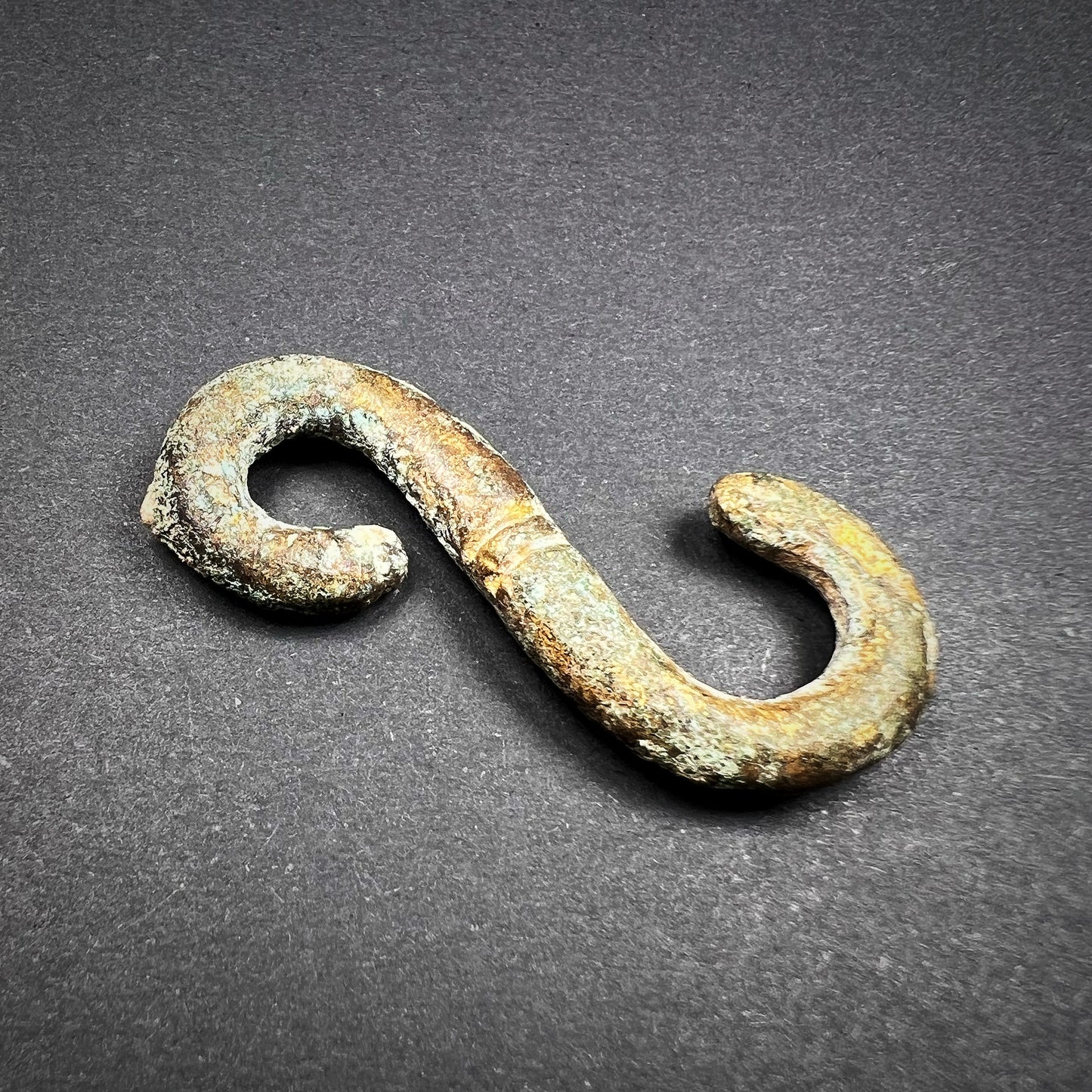 Tudor Zoomorphic Bronze Snake Buckle