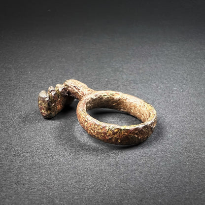 Roman Bronze Ring Key