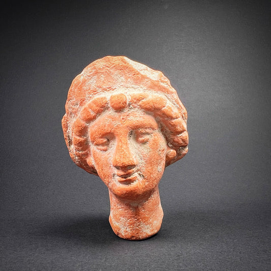 Hellenistic Terracotta Head of a Woman
