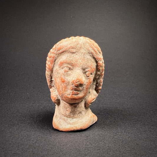 Hellenistic Terracotta Head of a Woman