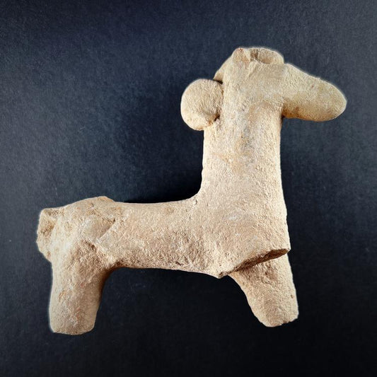 Cypro-Archaic Period Earthenware Horse Figurine Fragment