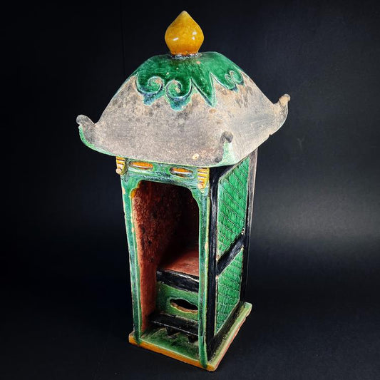 Ming Dynasty Sancai Glazed Pottery Sedan Chair or Palanquin