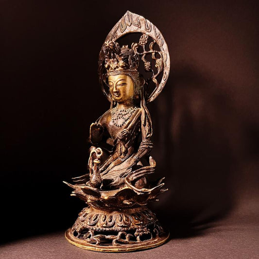 Tibetan Bronze Figure of Boddhisattva Avalokiteshvara