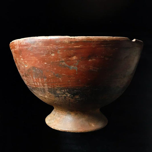 Nariño Pedestal Terracotta Bowl