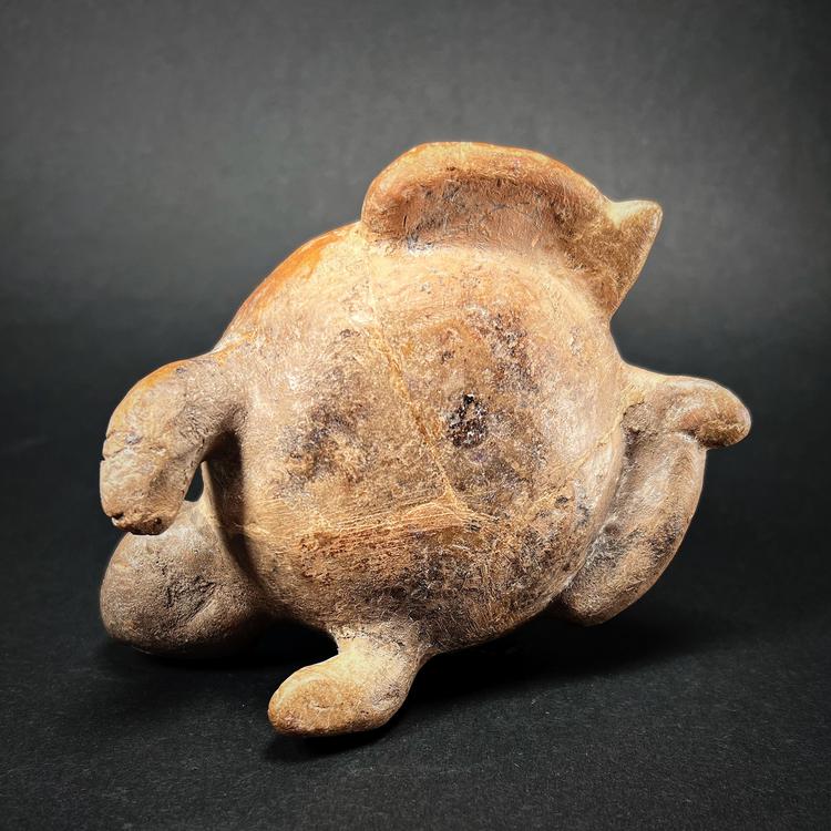 Colima Figural Frog Pottery Effigy Vessel