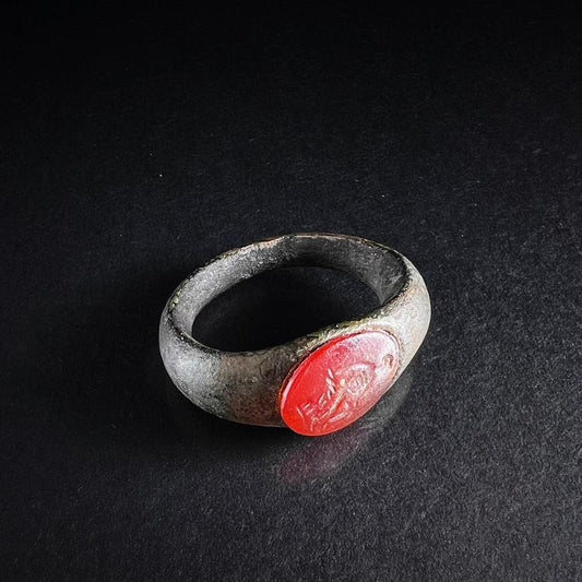 Roman Carnelian Intaglio Ring