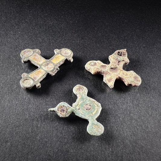 Viking Age Bronze Cross Fragments