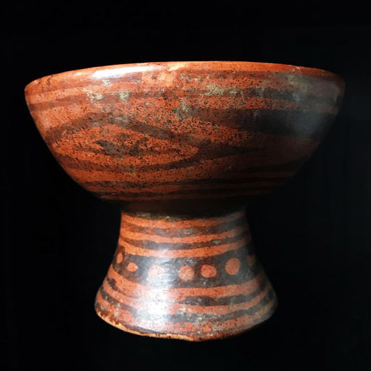 Nariño Pedestal Terracotta bowl