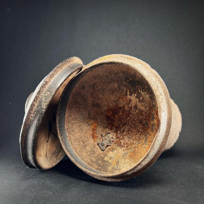Silla Kingdom Lidded Stoneware Bowl