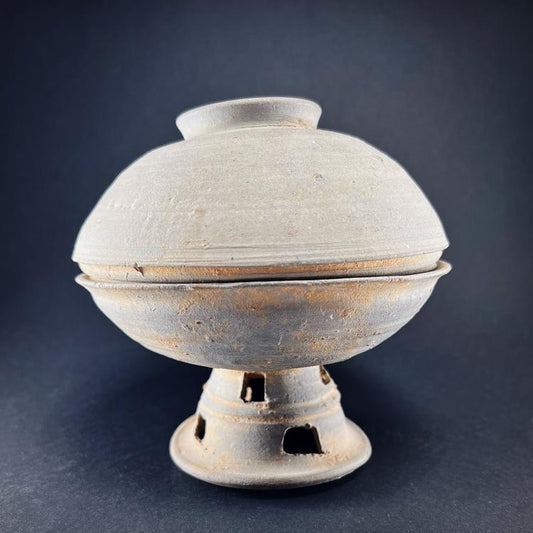 Silla Kingdom Lidded Stoneware Bowl