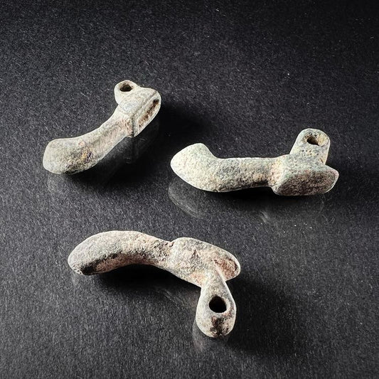 Viking Age or Medieval Bronze Clothing Clasps