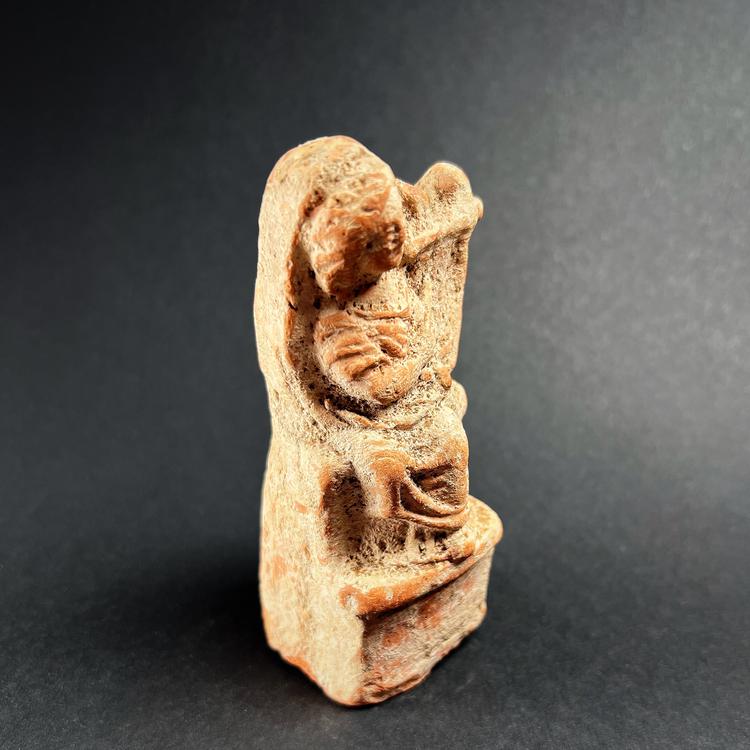 Tanagra Terracotta Figurine of a Young Eros