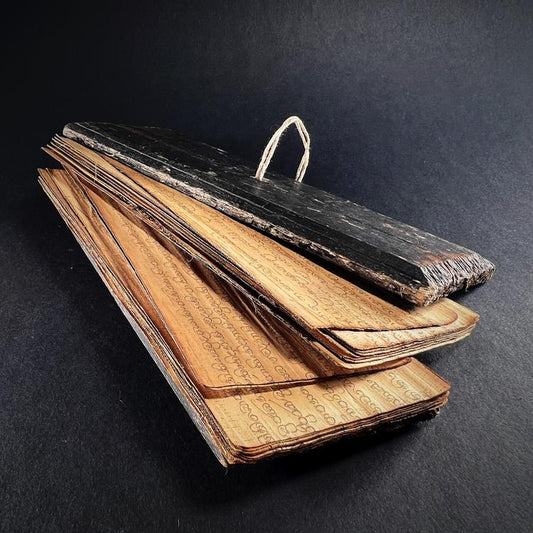 Sinhalese Sri Lankan Palm Leaf Manuscript