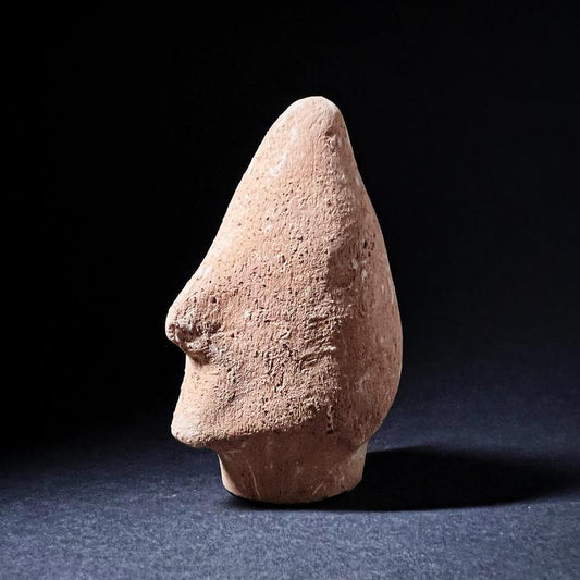 Cypro-Archaic Terracotta Warrior Figurine Fragment